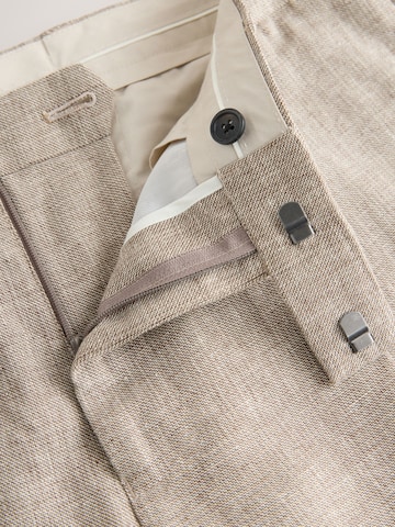 Next Regular Pleat-front trousers in Grey