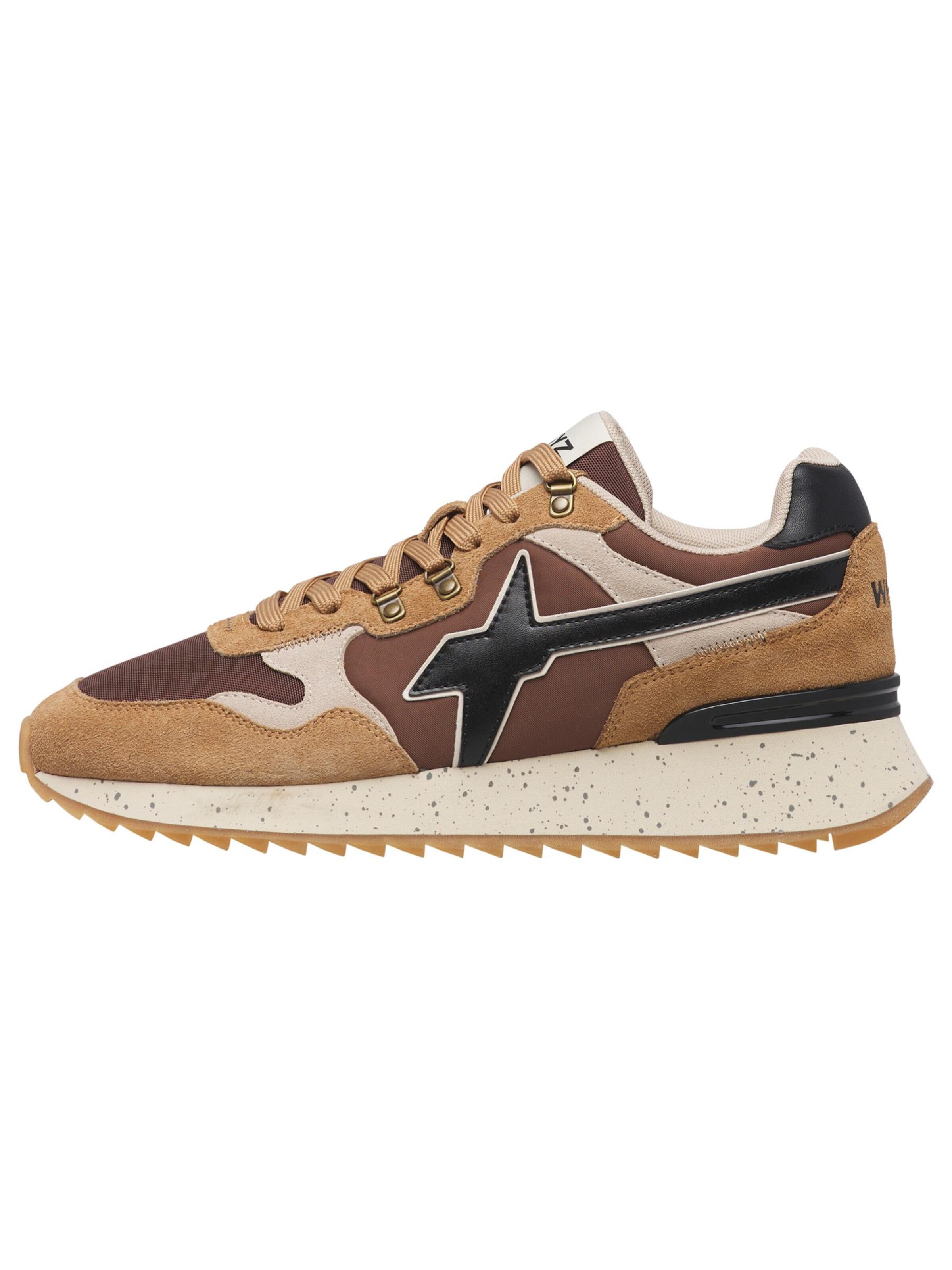 W6YZ Sneakers laag 'YAK-M.' in Bruin