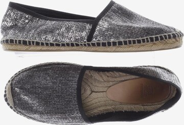 Navyboot Flats & Loafers in 39 in Silver: front