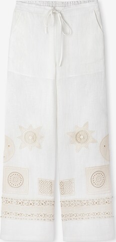 Ipekyol Wide leg Pants ' Fisto' in White: front