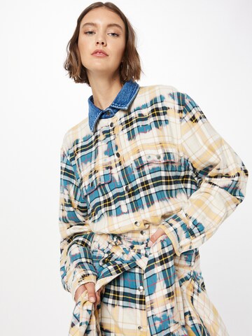 DIESEL Shirt Dress 'JANICE' in Blue