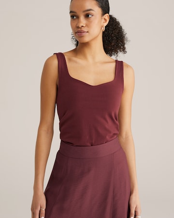 WE Fashion Top - piros: elől