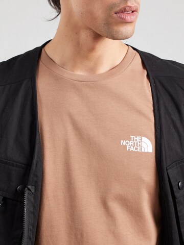 Maglietta 'SIMPLE DOME' di THE NORTH FACE in marrone