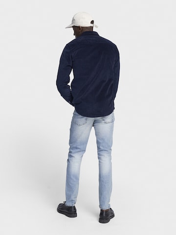 mėlyna Redefined Rebel Standartinis modelis Marškiniai 'Sean'