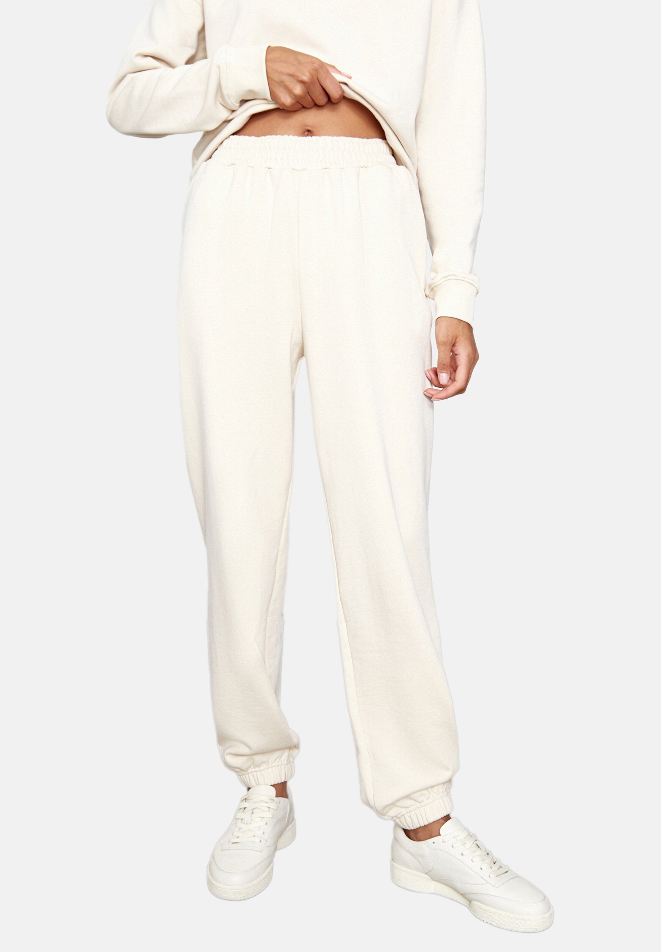 Frauen Hosen 12storeez Jogger Pants in Creme - DD37519 Frauen Hosen 12storeez Jogger Pants in Creme - DD37519