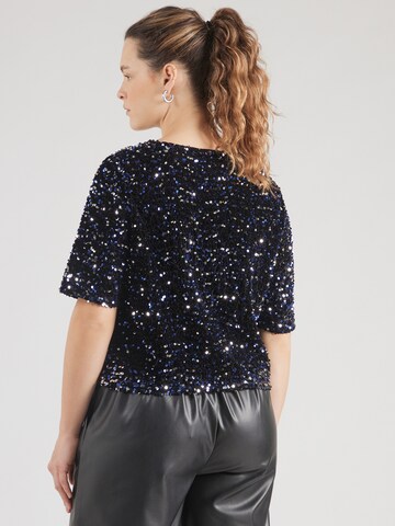PIECES Curve Blouse 'PCKAM' in Zwart