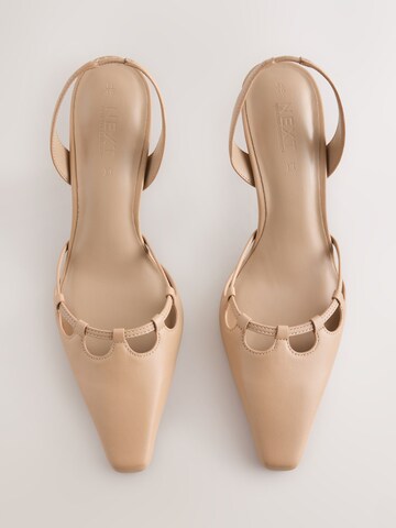 Next - Zapatos destalonado en beige