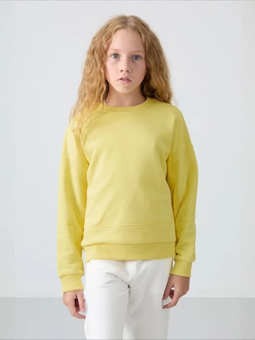 Tommy Life - Sweatshirt em amarelo: frente