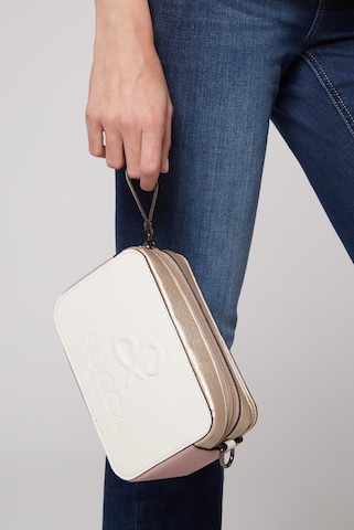 Soccx Crossbody Bag in White