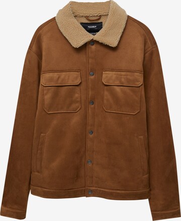 Veste mi-saison Pull&Bear en marron : devant