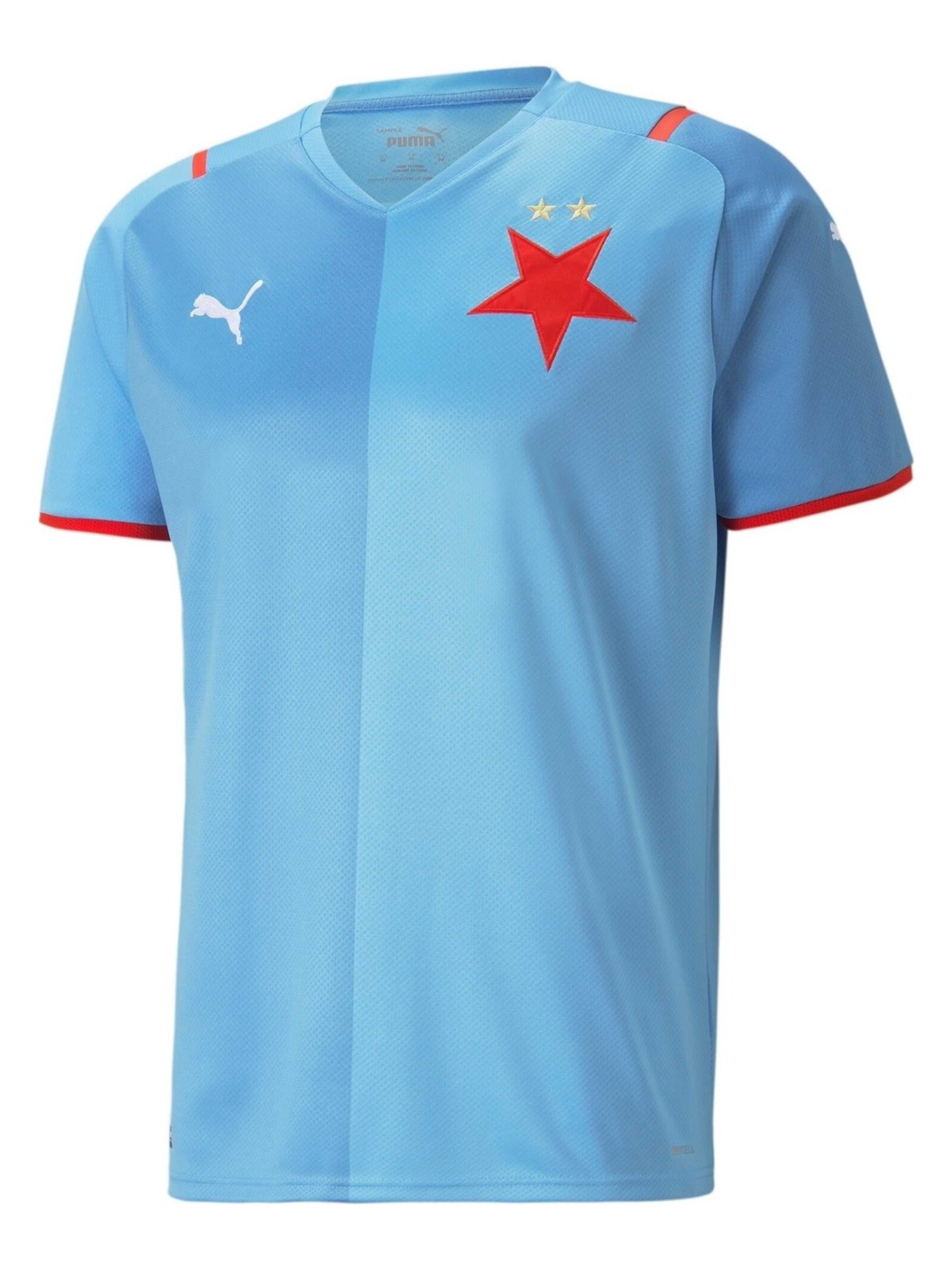 PUMA Shirt 'Puma Sks Away' in S in de kleur Blauw, Productweergave