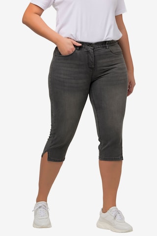 Ulla Popken Slim fit Jeans 'Sarah' in Grey: front