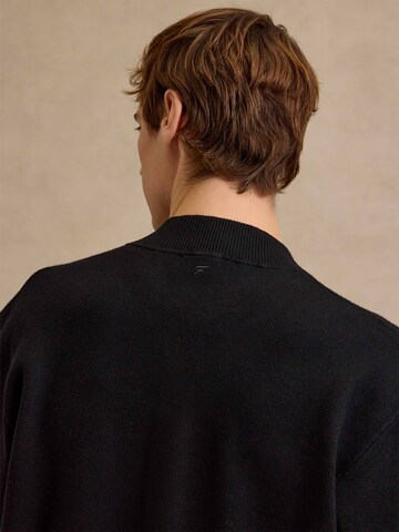 DAN FOX APPAREL Knit Cardigan 'David' in Black