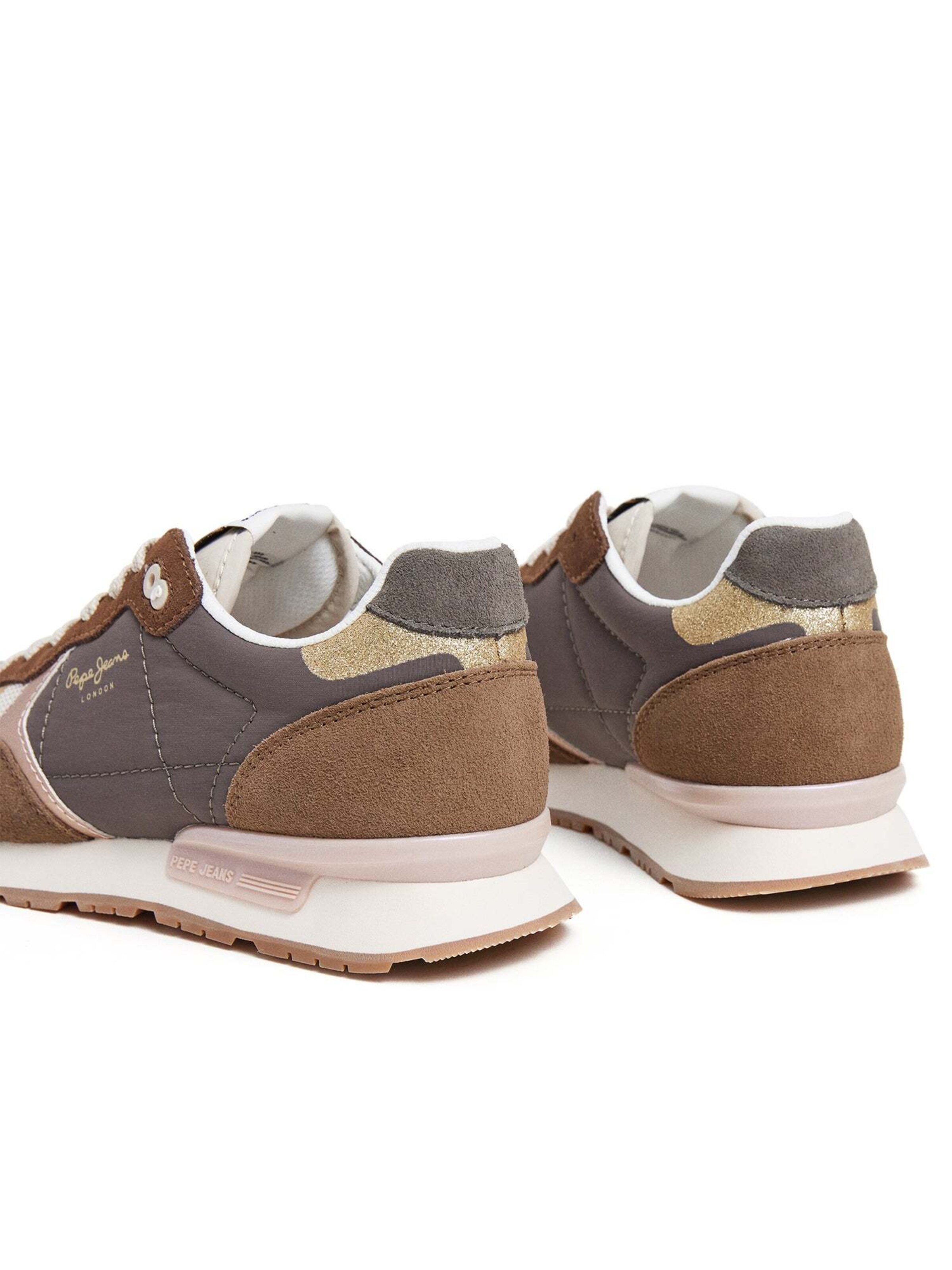 Pepe Jeans Sneakers laag 'BRIT MIXT W' in Bruin