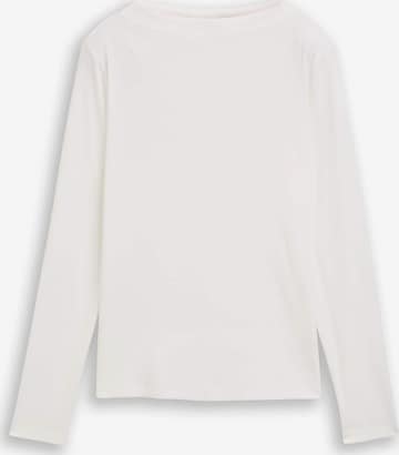 TOM TAILOR Shirt in White: front