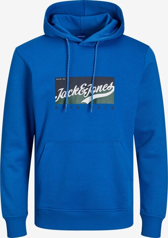JACK & JONES Mikina 'Becks' – modrá: přední strana