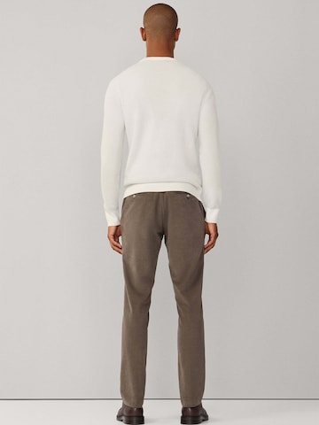 Hackett London Pullover 'Honeycomb' in Weiß