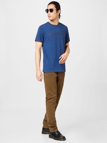 Superdry T-Shirt in Blau