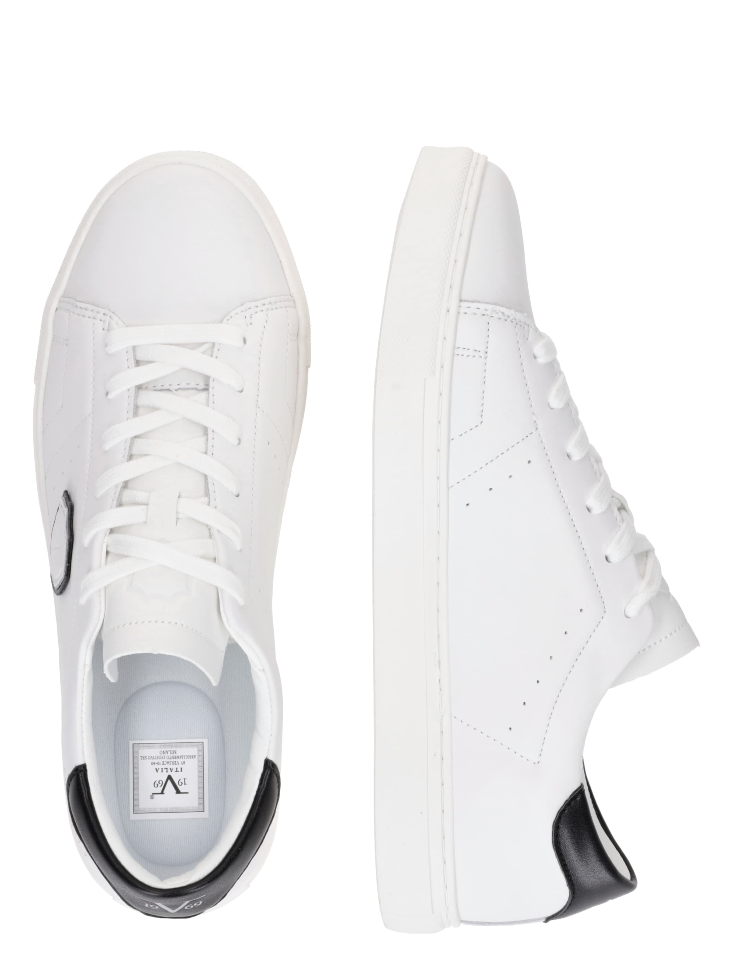 19V69 ITALIA Sneakers laag 'Pius' in Wit: zijkant