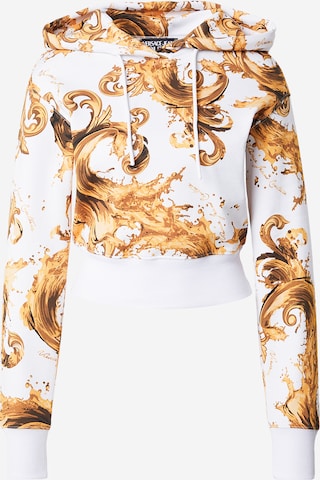 Sweat-shirt Versace Jeans Couture en blanc : devant