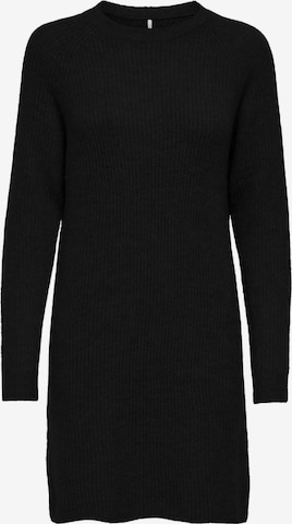 ONLY Knitted dress 'Sallie' in Black: front