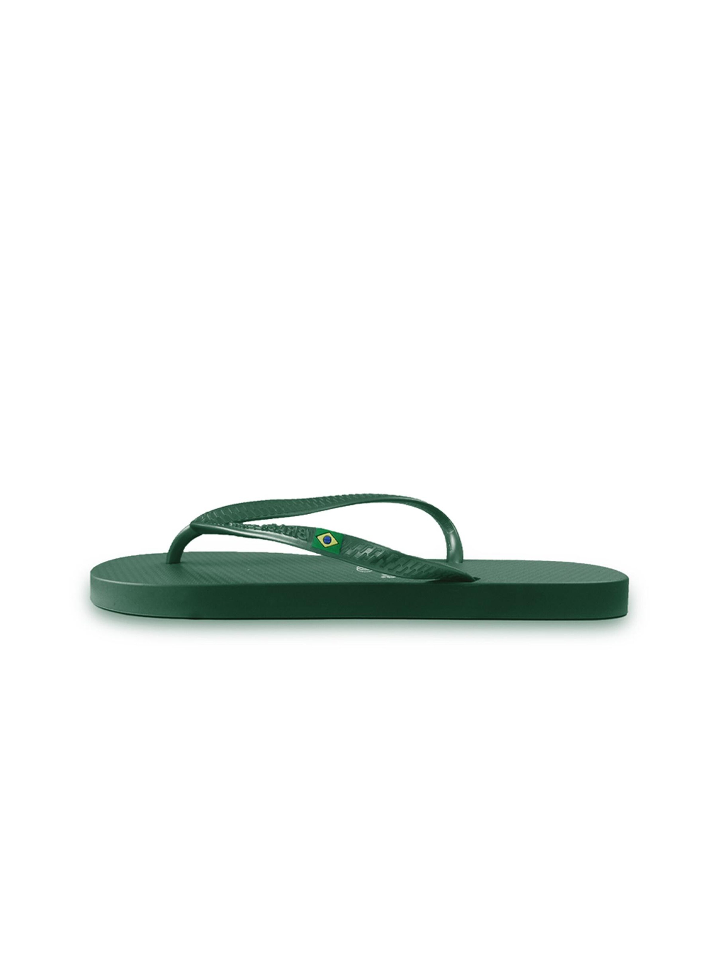 Brasileras - Zapatos para playa y agua 'Classic Pearl W' en verde: frente