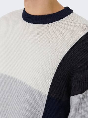 Only & Sons Pullover 'KENDRICK' in Grau