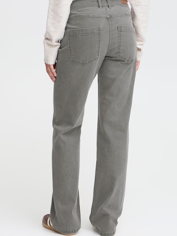 Oxmo Regular Straight-Jeans ' OXHELLE STRAIGHT JEANS ' in Grau
