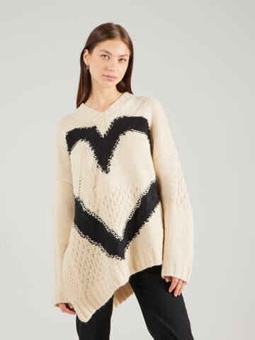 Frogbox Pullover i beige: forside