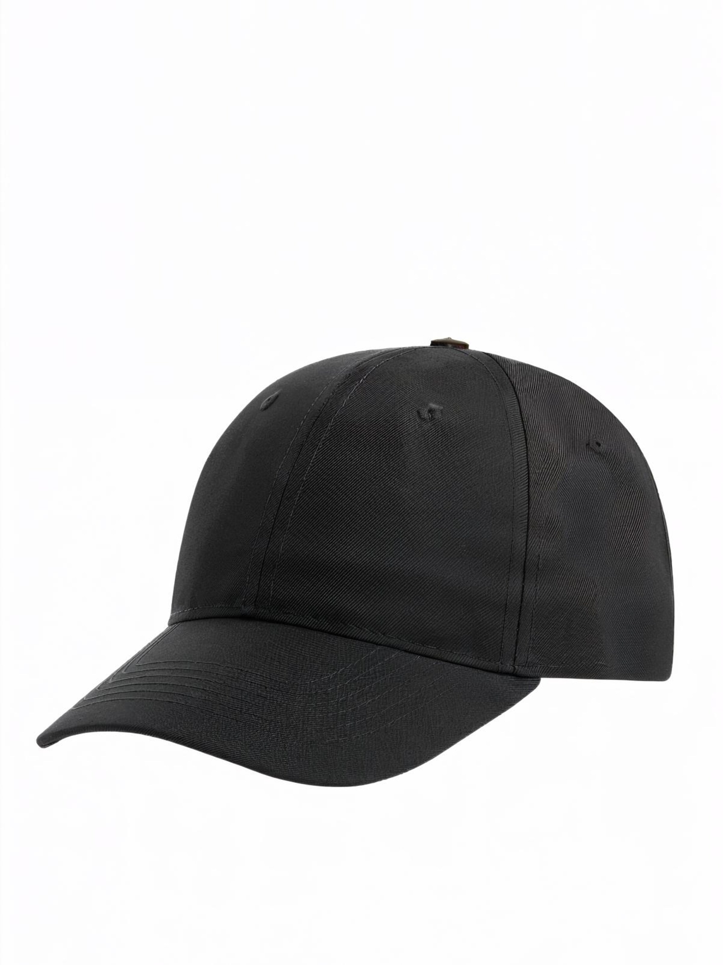 Lou-i Hut 'Kinder Cap aus Bio-Baumwolle'‌‌ in Schwarz: Vorderseite