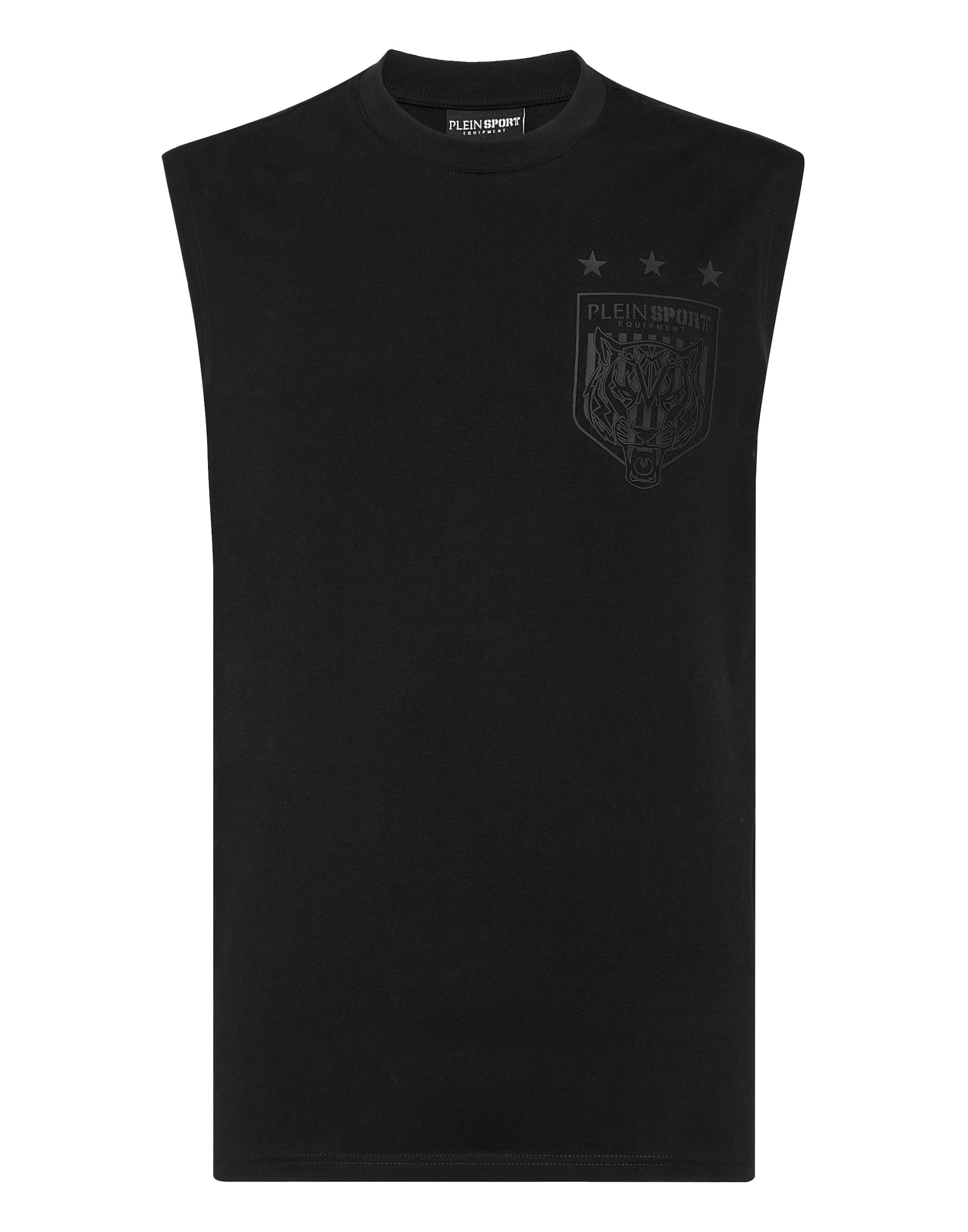 Maglietta 'Tiger' Plein Sport di colore nero, Visualizzazione prodotti