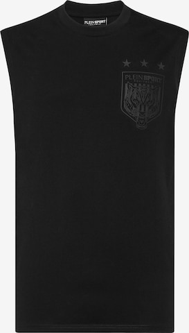 Maglietta 'Tiger' di Plein Sport in nero: frontale