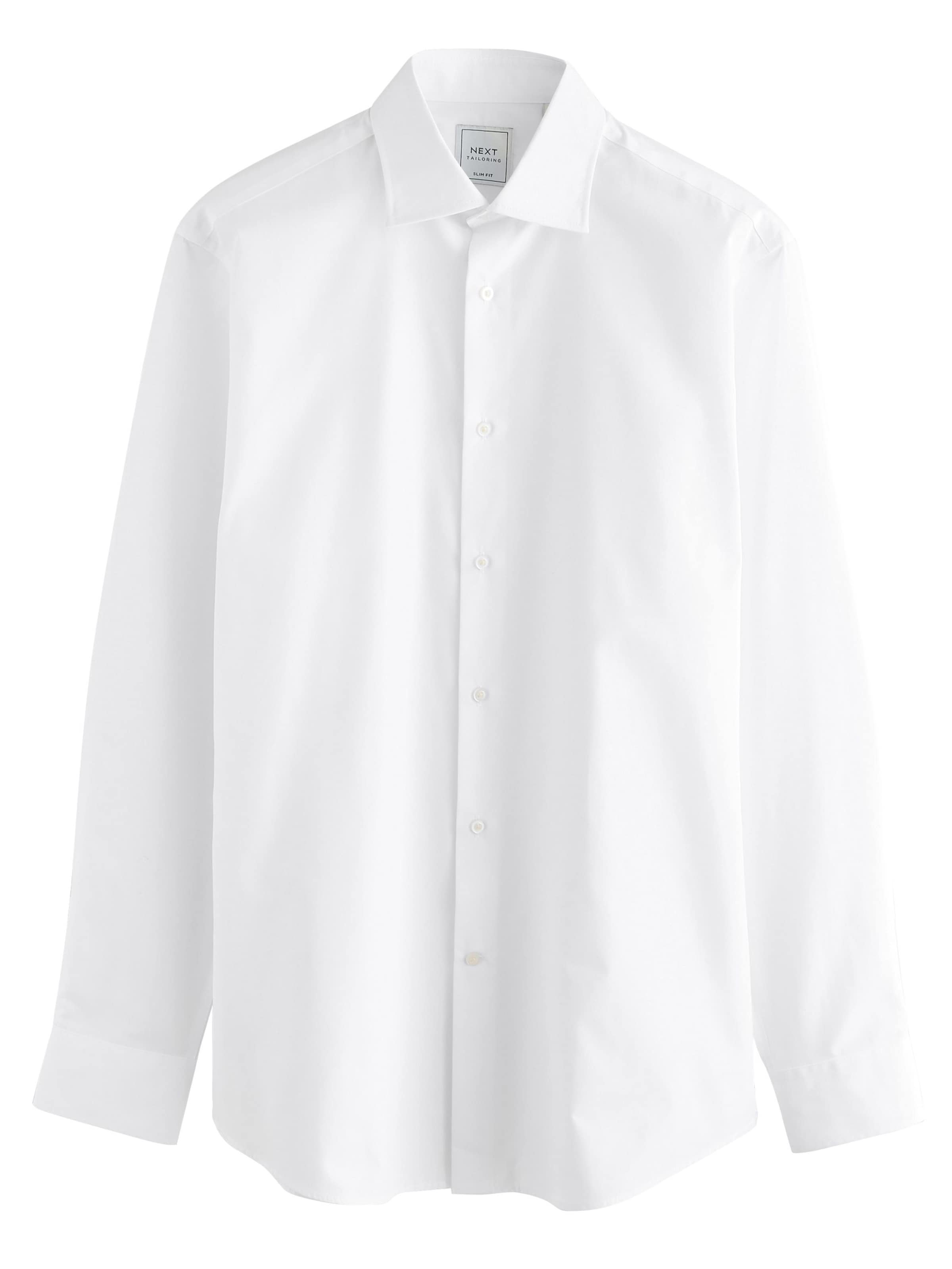 Next Slim fit Srajca | bela barva: sprednja stran