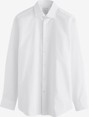 Next Slim Fit Риза в бяло: отпред