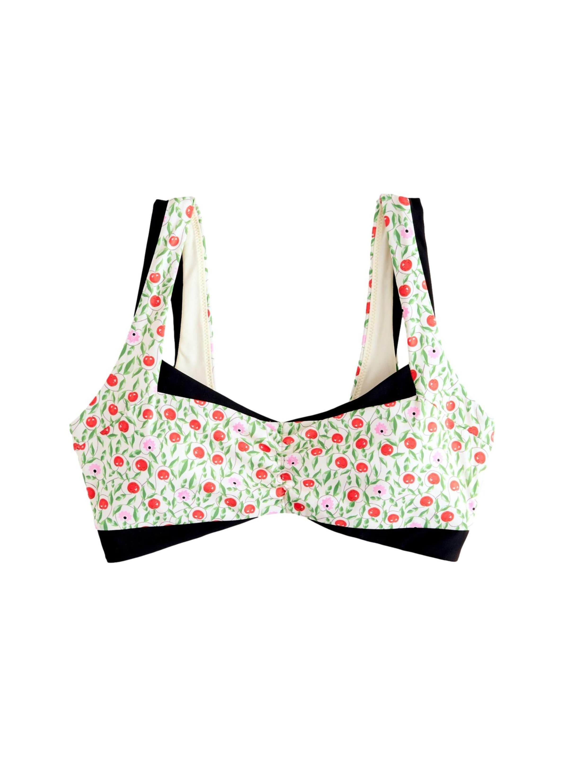 Next T-shirt Bikinioverdel i beige: forside