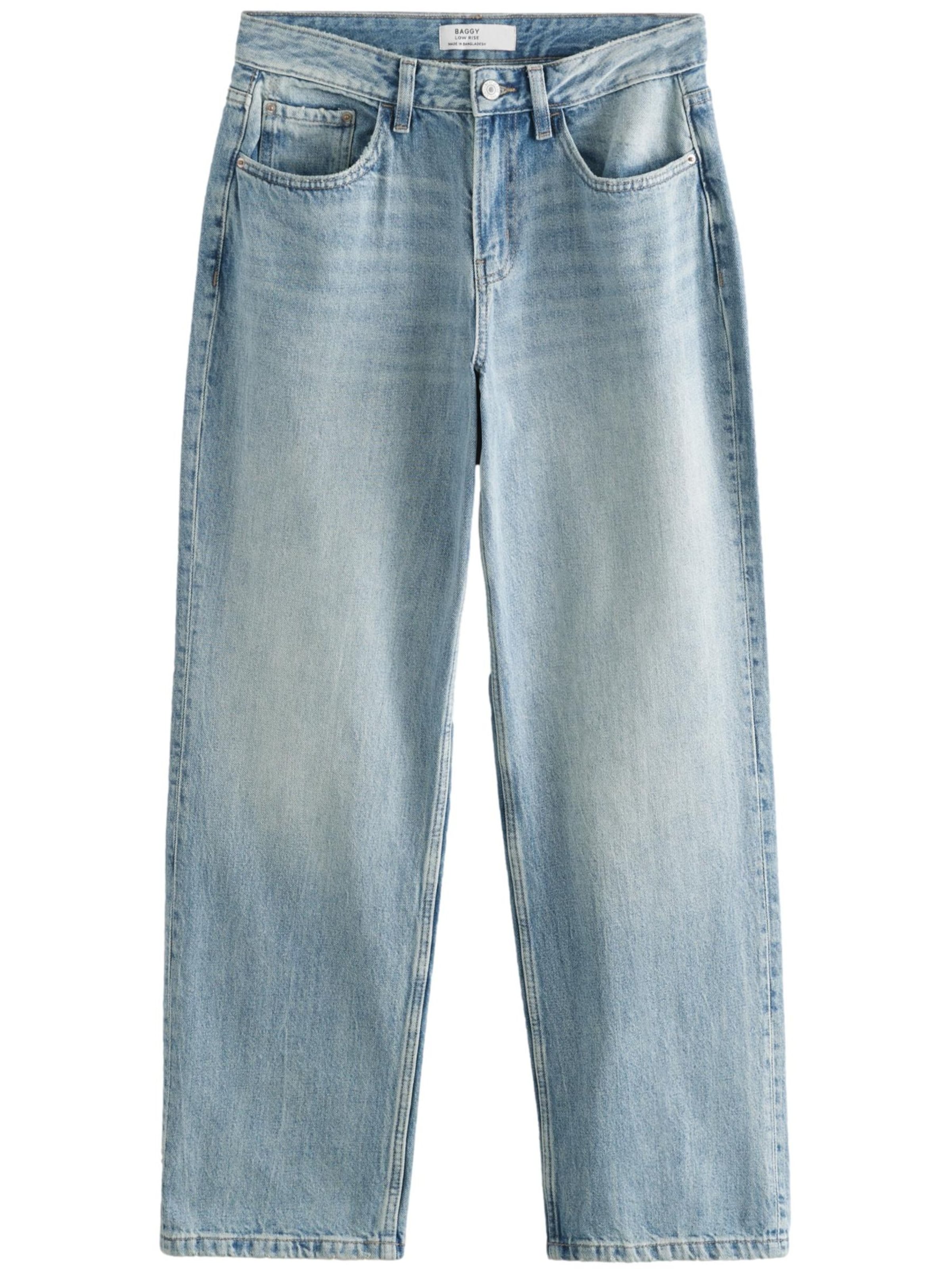 Next Wide leg Jeans in Blue: front