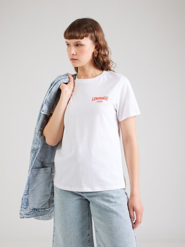 PIECES Shirt 'PCFIB' in White
