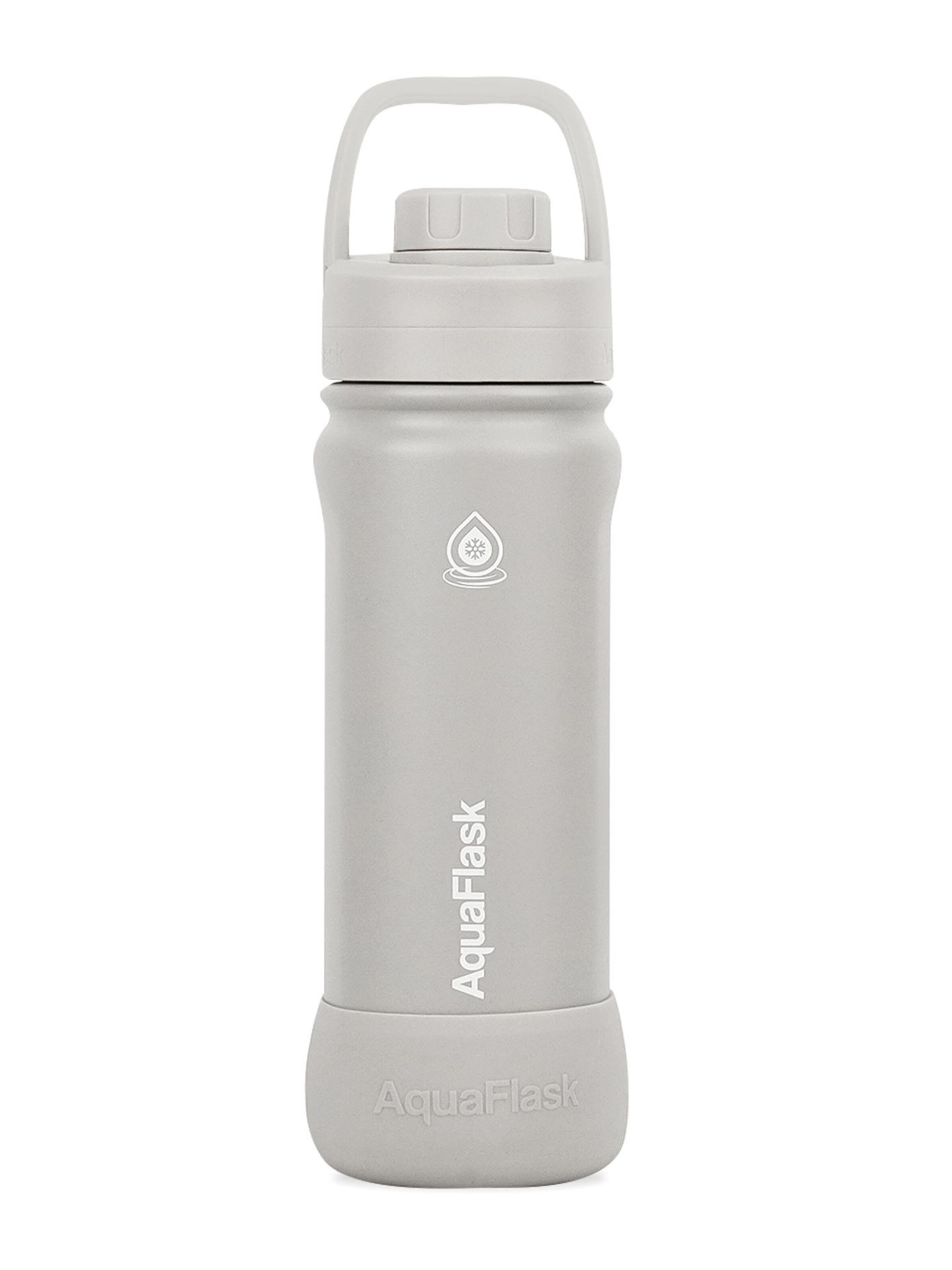 AquaFlask Láhev na vodu 'AquaFlask Termoláhev EARTH 532 ml CACAO' – béžová: přední strana