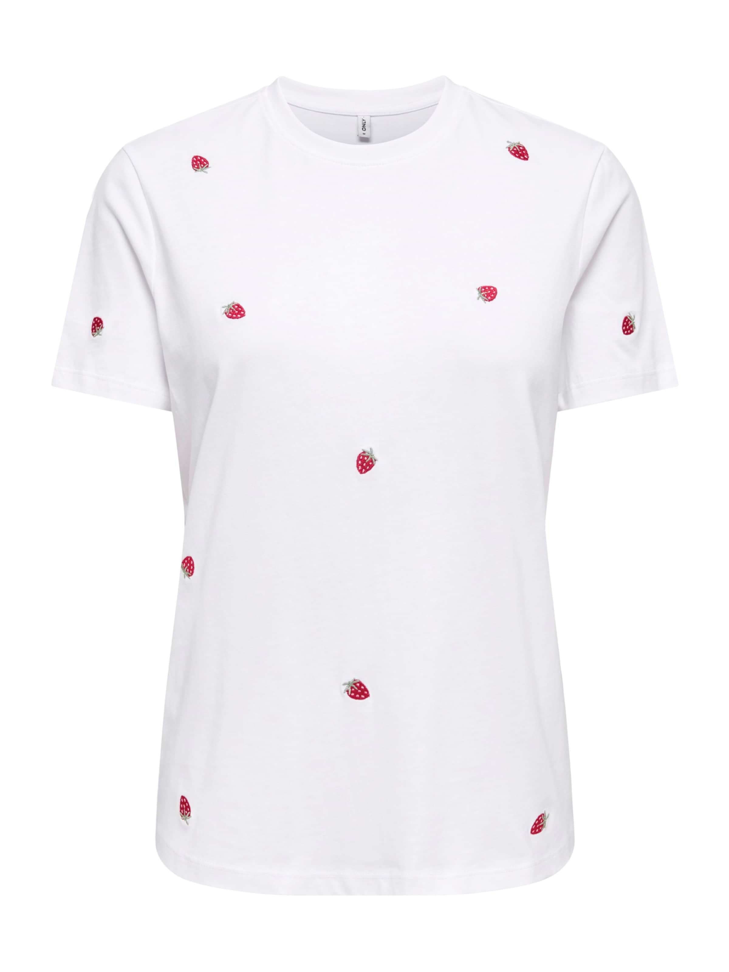 ONLY Shirt 'ONLKETTY' in Green / Red / White, Item view