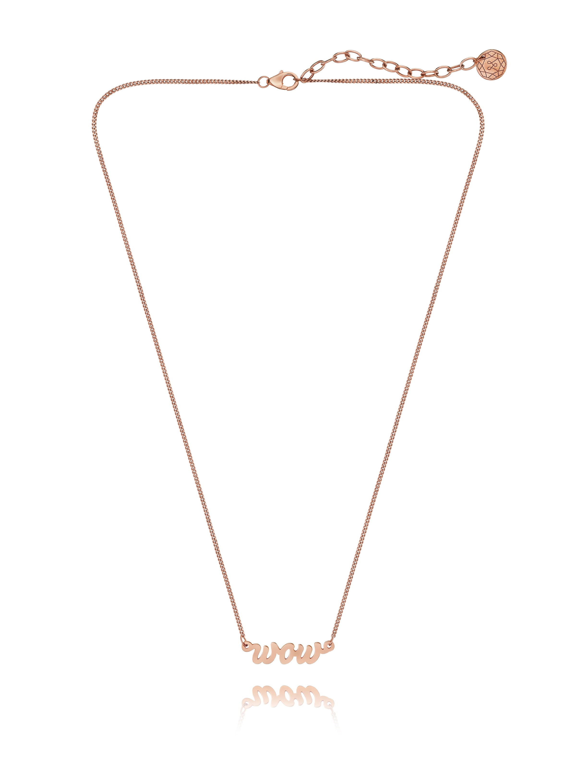 modabilé Pendant 'WOW' in Gold: front