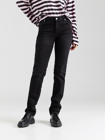 Slimfit Jeans 'CELINA' di My Essential Wardrobe in nero: frontale