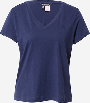 Lauren Ralph Lauren Slaapshirt in Blauw: voorkant