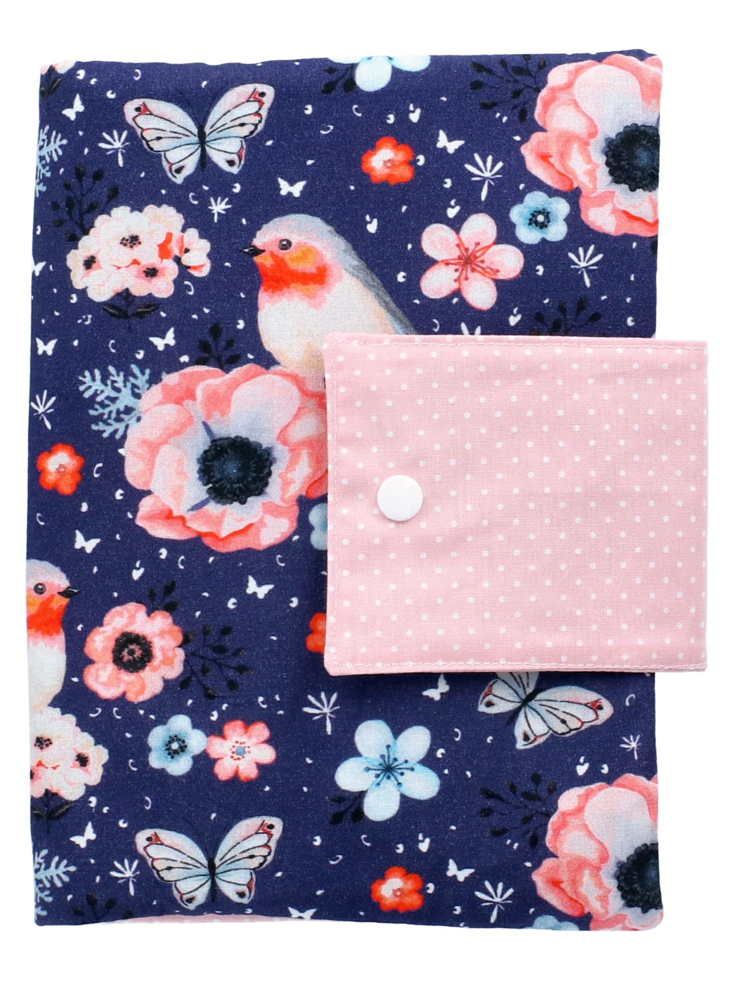 Land-Juwelen Luier in Blauw: voorkant