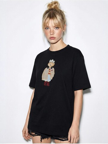 Bianco Lucci T-Shirt in Schwarz