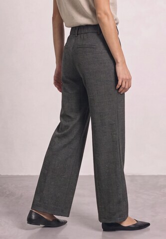 STREET ONE Wide leg Pants 'Emee' in Black