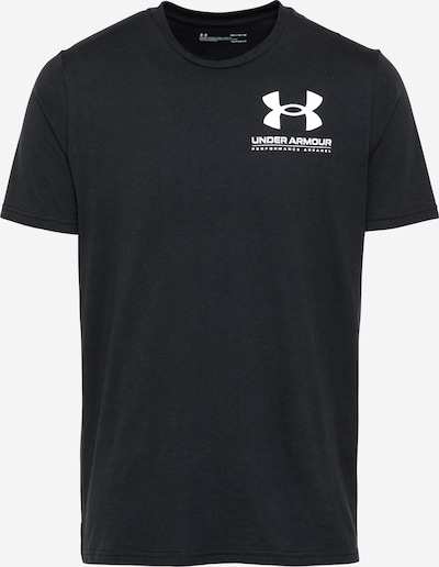 UNDER ARMOUR T-Shirt fonctionnel en noir / blanc, Vue avec produit