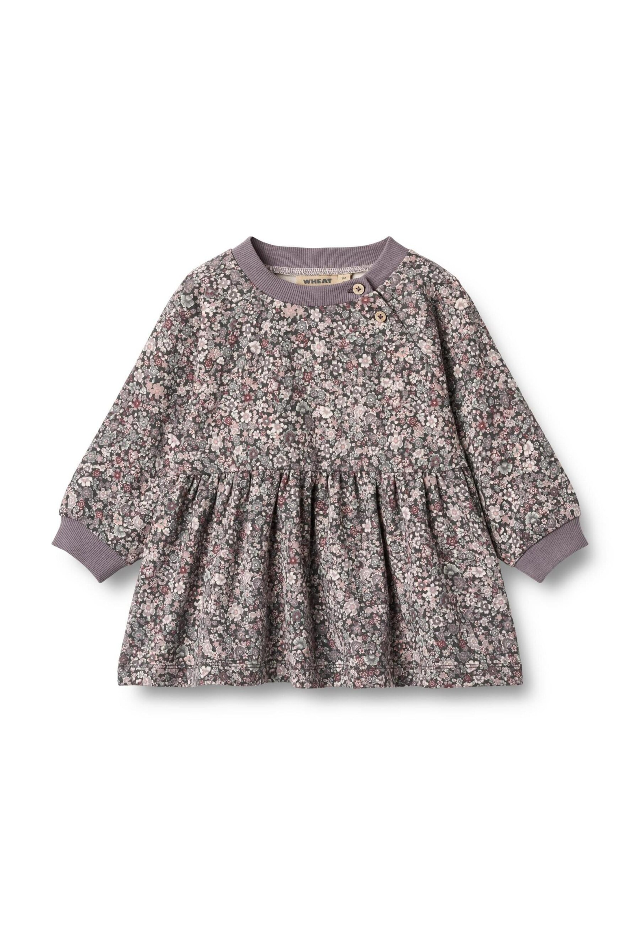 WHEAT Dress 'Dorthea' in Grey: front