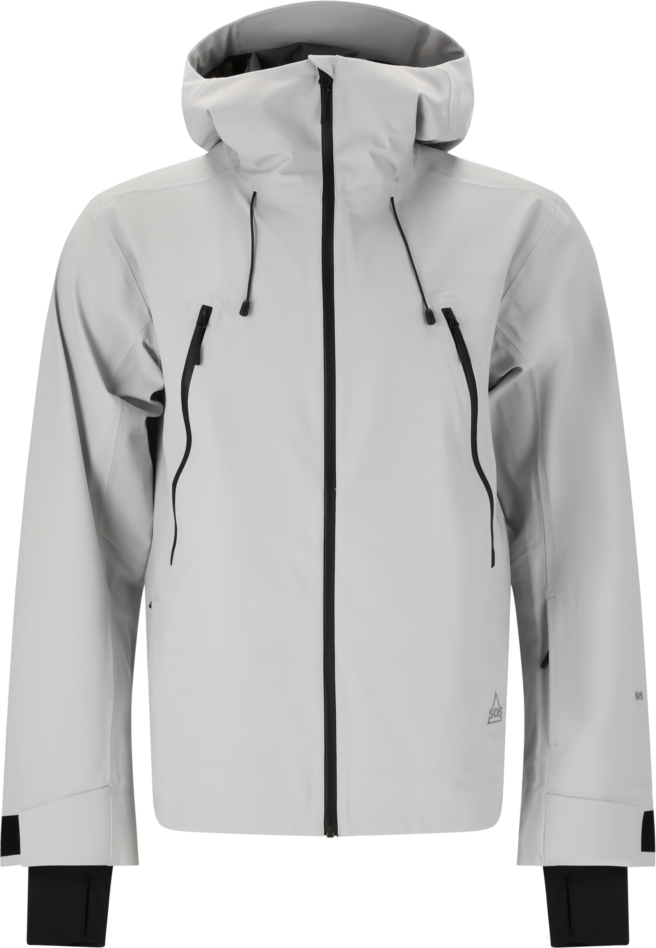 SOS Outdoor jacket 'Hoverla' in Grey / Black, Item view