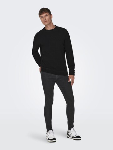 Skinny Jeans di Only & Sons in grigio