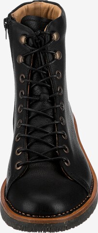 EL NATURALISTA Lace-Up Ankle Boots 'Volcano' in Black